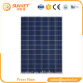 Módulo solar poli da boa qualidade 165w para o sistema do painel solar de 1KW com certificação completa TUV ISO CE